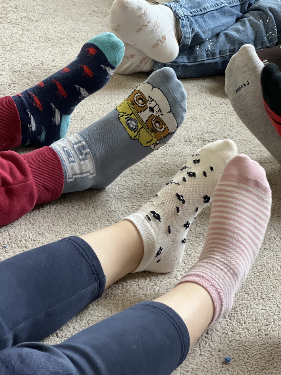 Dzień Kolorowej Skarpetki nie do pary w Przedszkolu Specjalnym nr 188