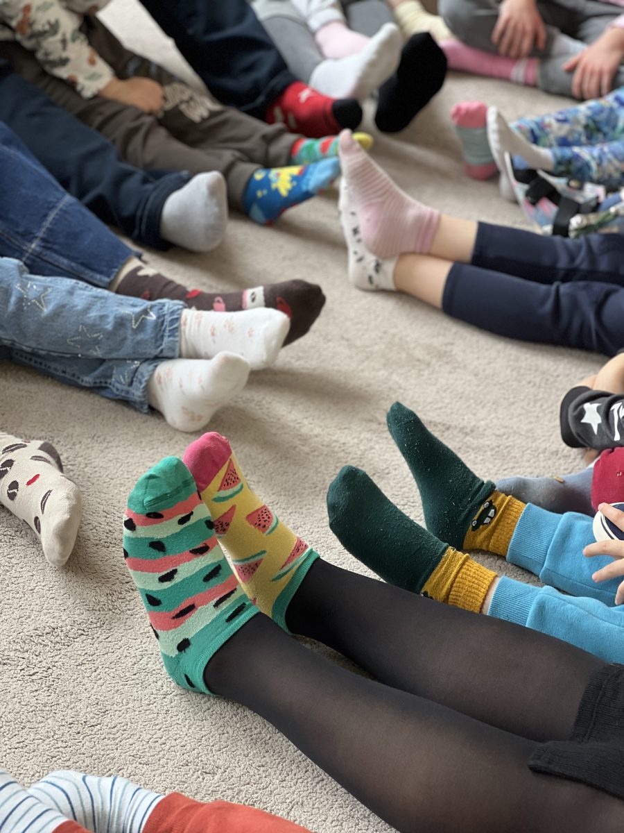 Dzień Kolorowej Skarpetki w Przedszkolu Specjalnym nr 188