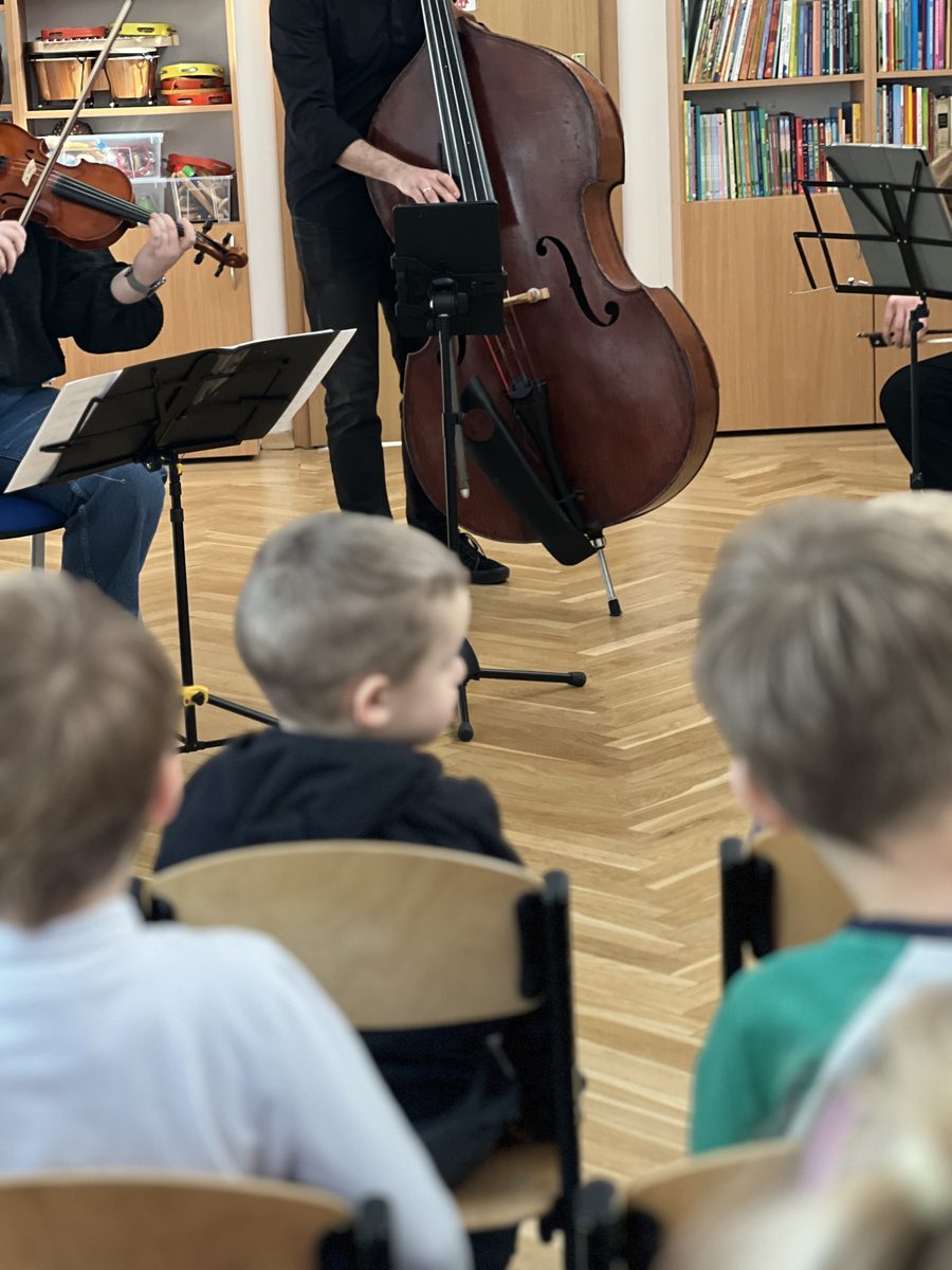 Koncert Filharmonii Narodowej Pięciu wspaniałych w Przedszkolu 188