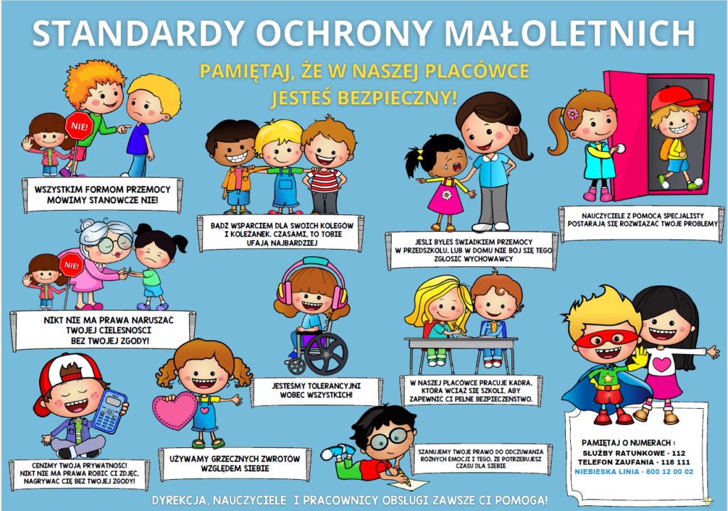 Standardy ochrony małoletnich - wersja graficzna